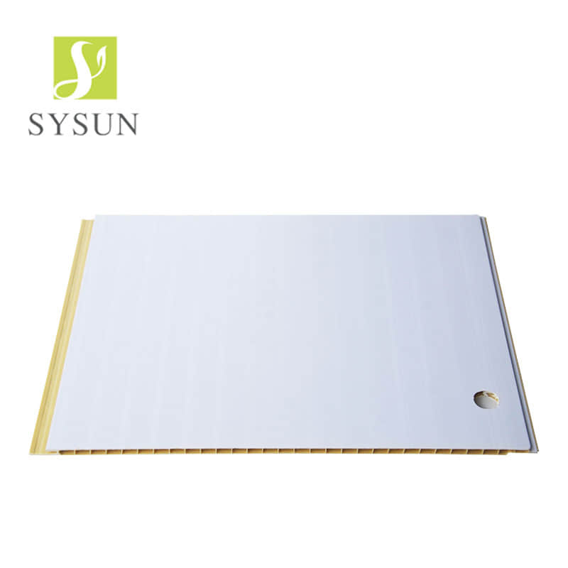 Concise style laminated fire retardent spc wall panel for decoration