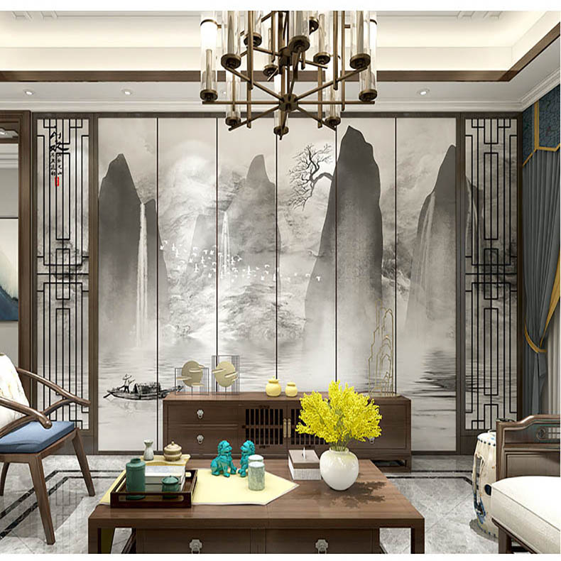 Custom design background wpc wall panel for wall/bedroom/living room/ceiling